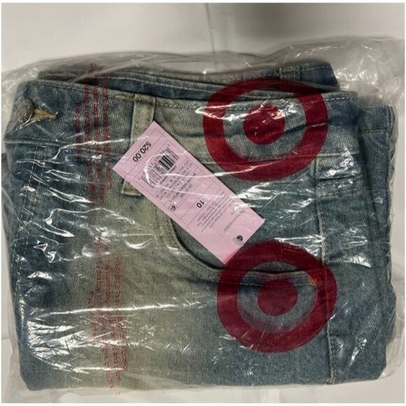 Wild Fable Women's Low-Rise Denim Mini Skirt Blue 10 - Picture 2 of 4